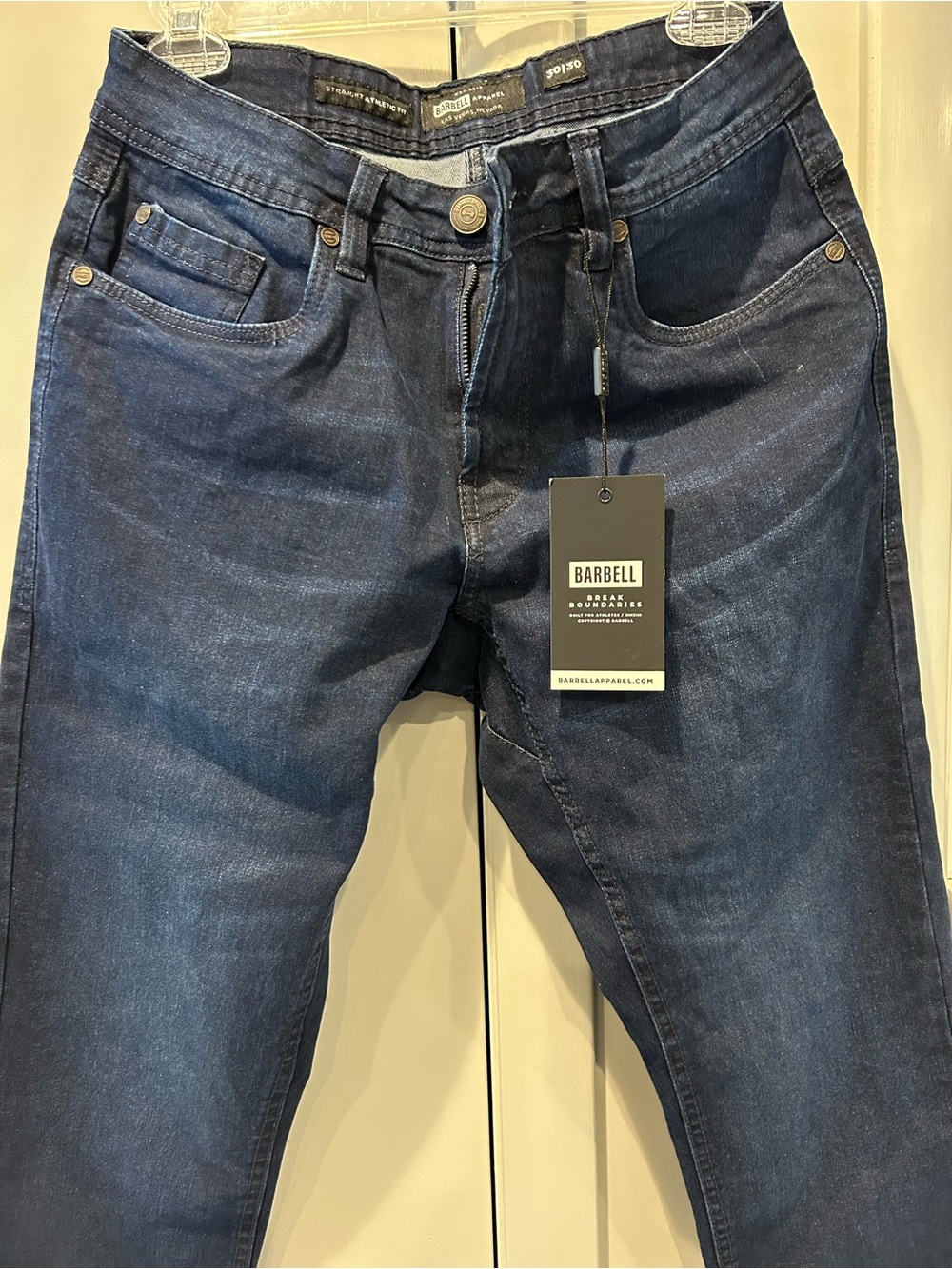 Men’s Barbell Dark Blue Jeans